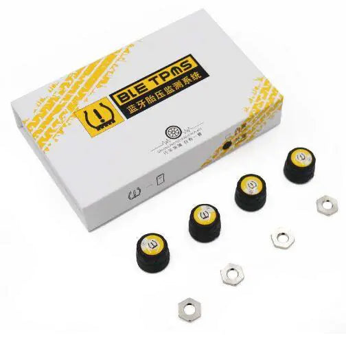 Smart External TPMS – Real-Time Tire Pressure Monitor (4 Sensors)