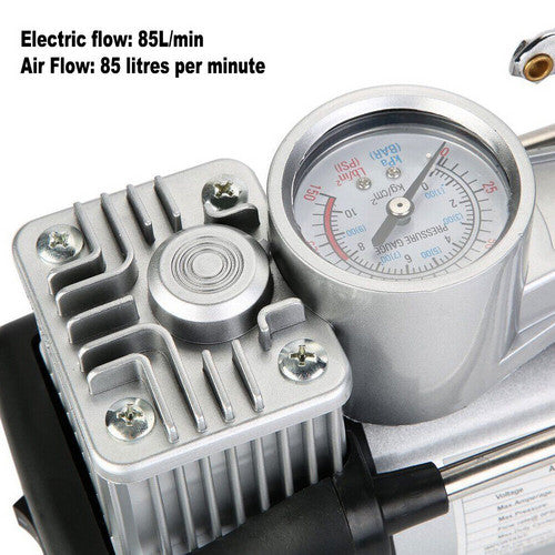 Built Tough 150PSI Dual Cylinder 12V Air Compressor – 4WD Ready